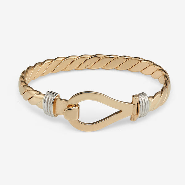 9ct solid gold children’s single loop bangle