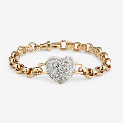 Love heart belcher deals bracelet